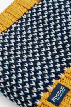 Sciarpa tricot jacquard per ragazzo