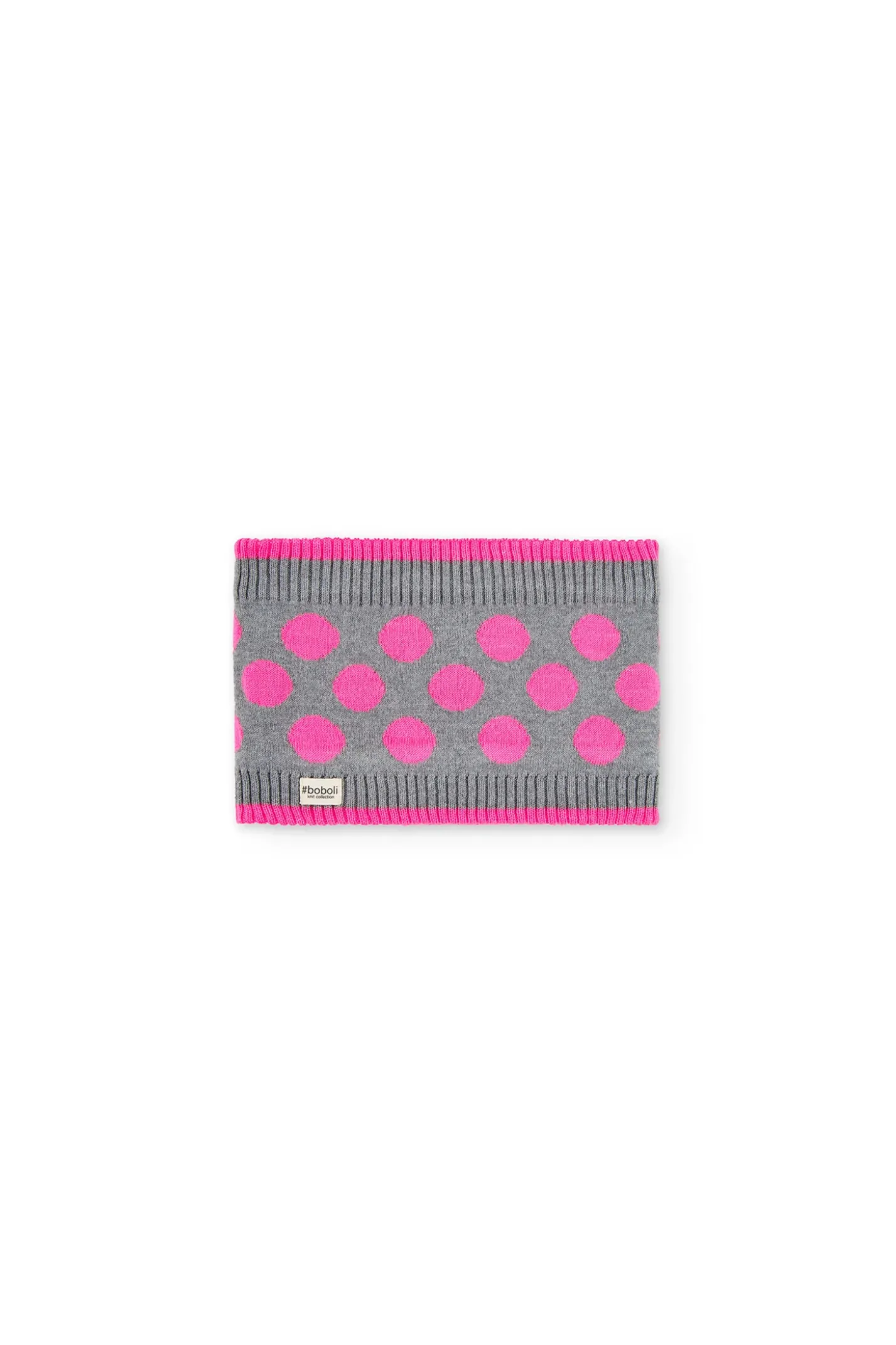 Sciarpa tricot pois per ragazza