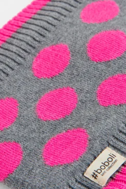 Sciarpa tricot pois per ragazza