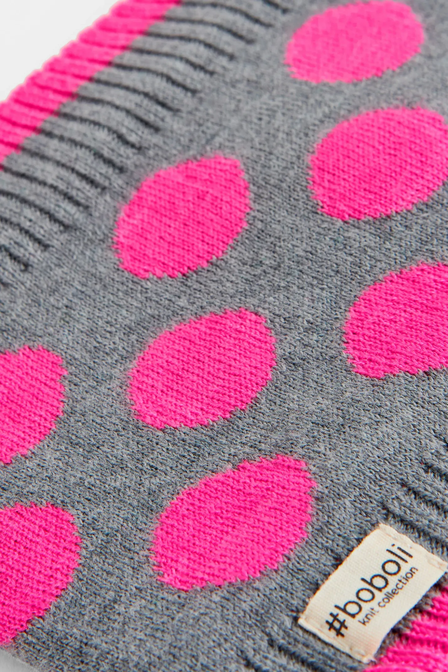 Sciarpa tricot pois per ragazza