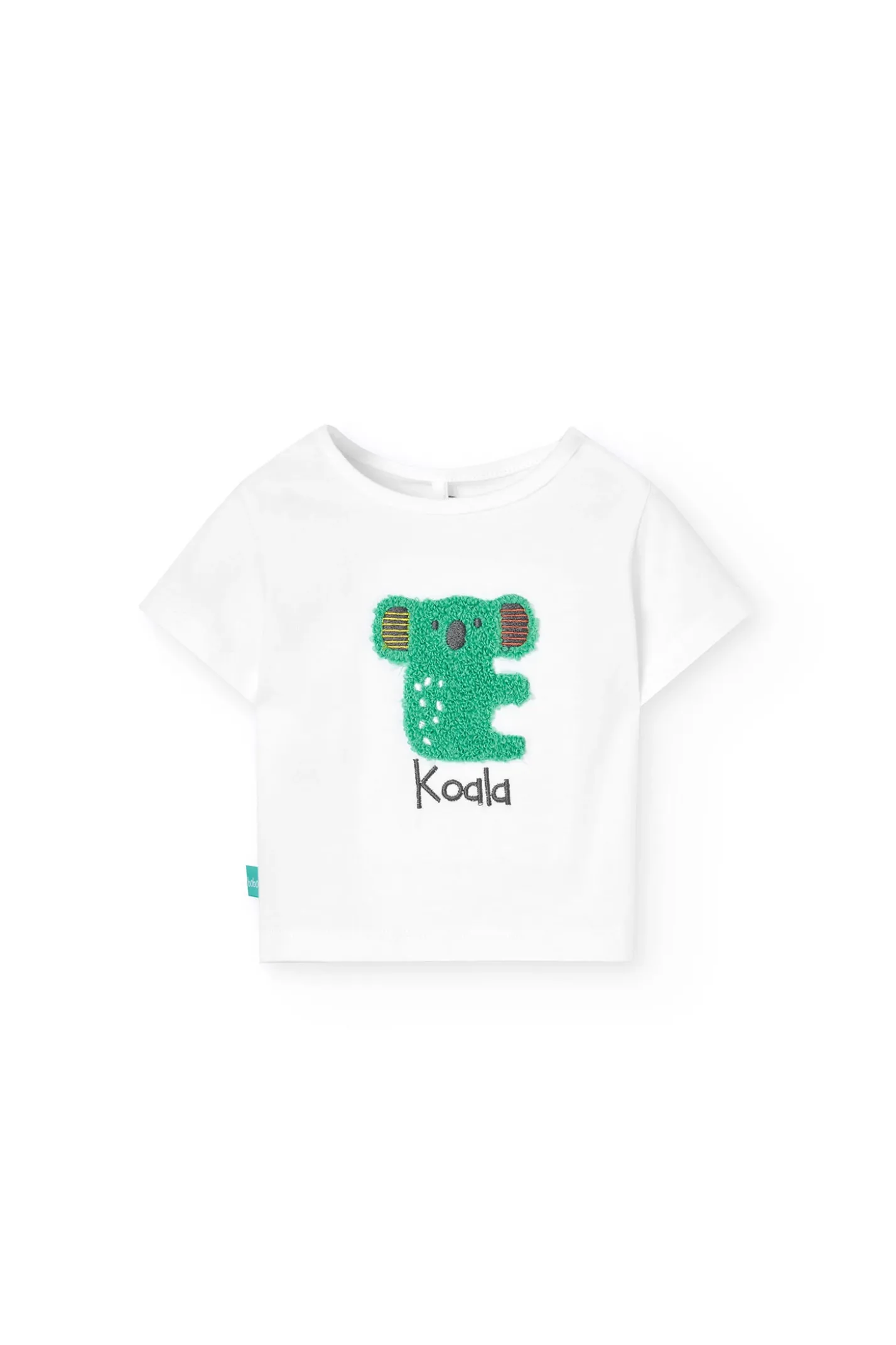 Set di maglia combinato per neonato in bianco con design di Koala.