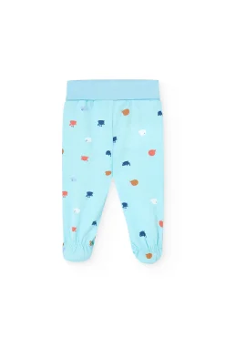 Set di maglieria per neonato in colore bianco.