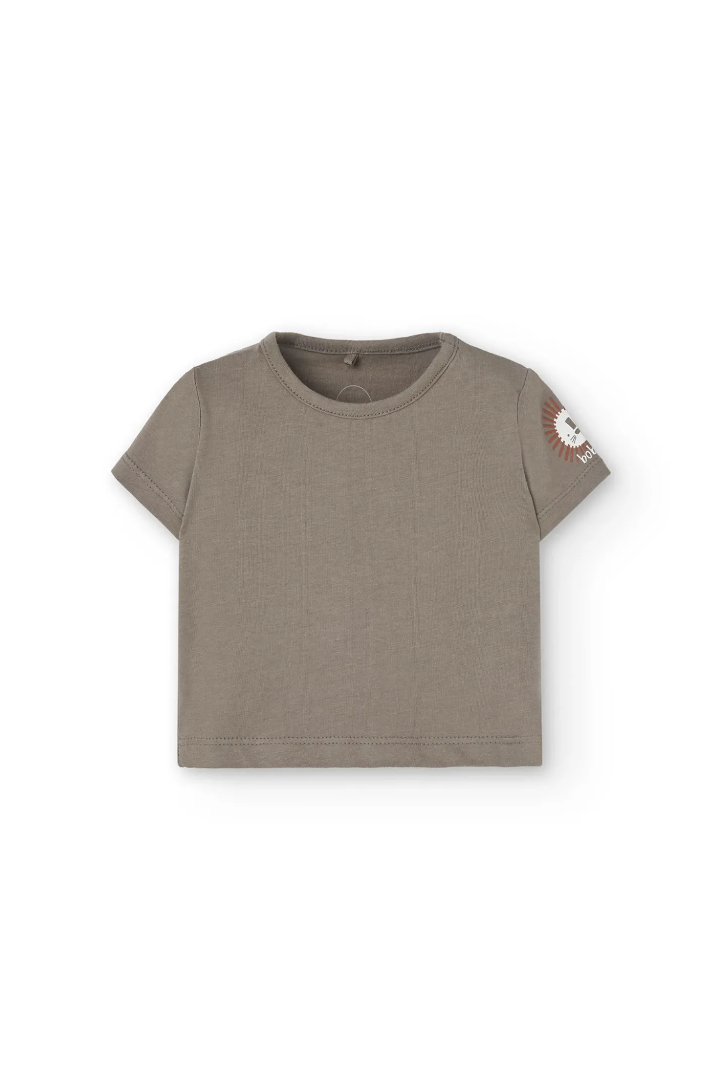 Set di maglietta a maglia per neonato in colore marrone.
