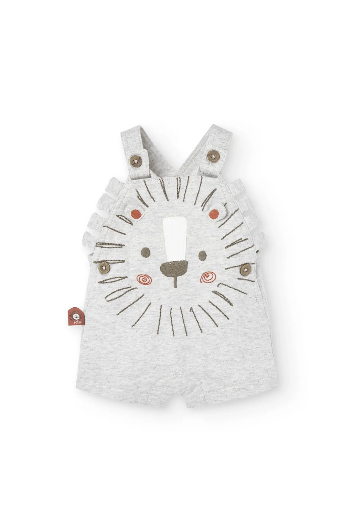 Set di maglietta a maglia per neonato in colore marrone.