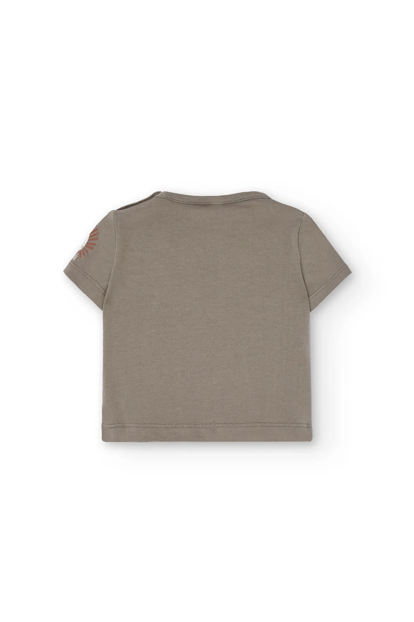 Set di maglietta a maglia per neonato in colore marrone.