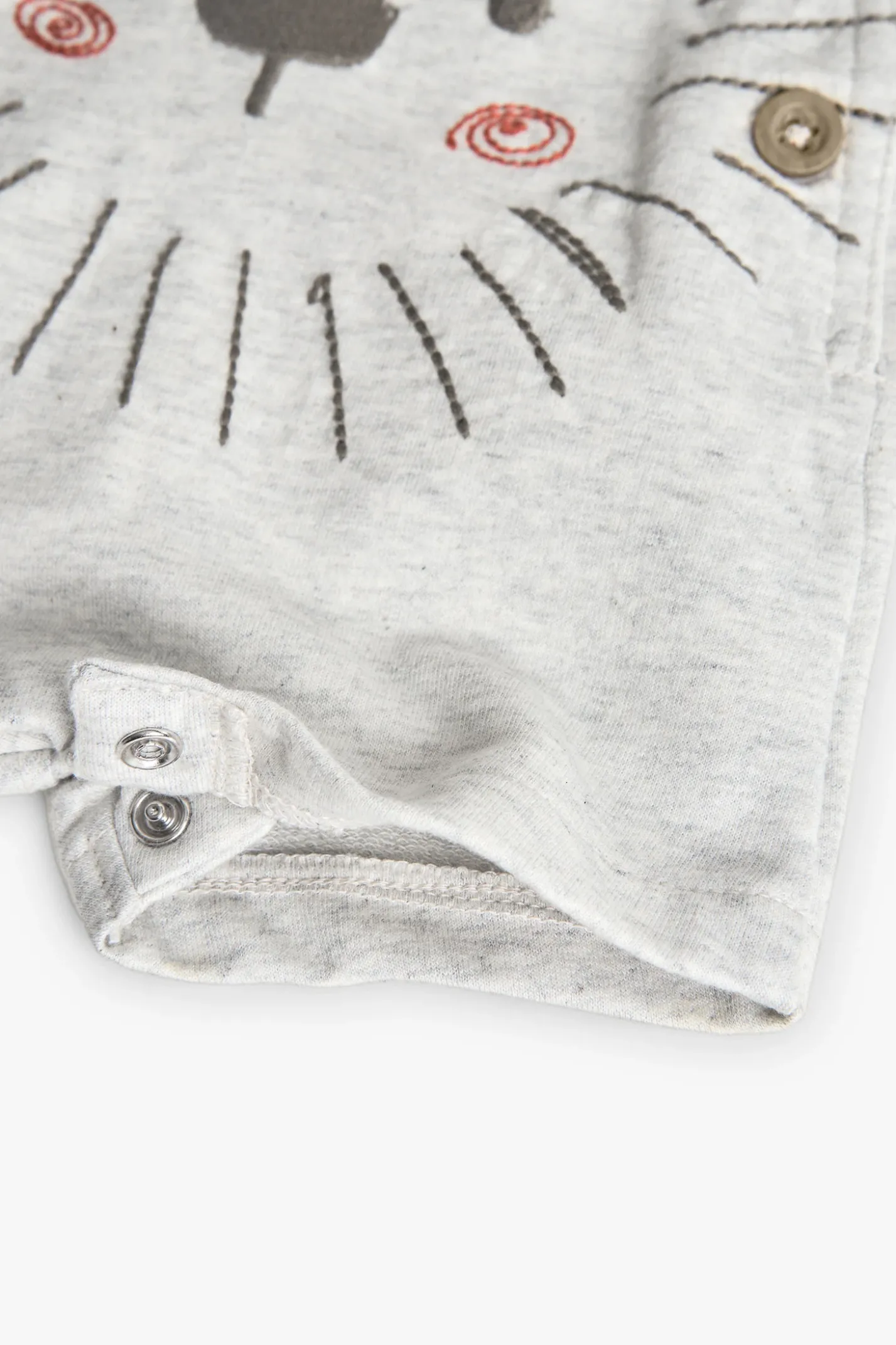 Set di maglietta a maglia per neonato in colore marrone.