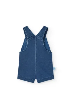 Set di maglietta in maglia per neonato in colore acqua con stampa di granchio.