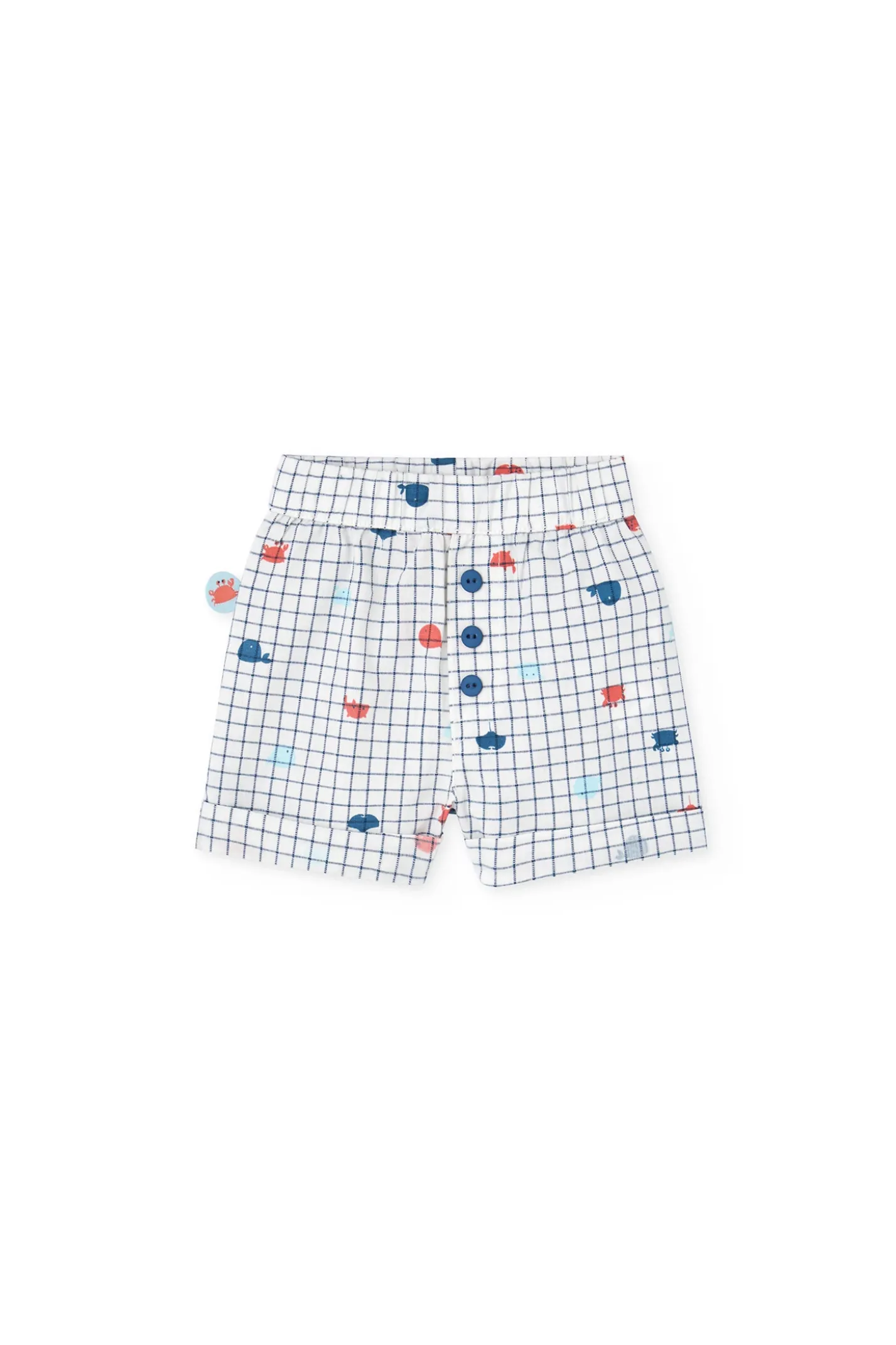 Set in maglia per bambino in colore blu