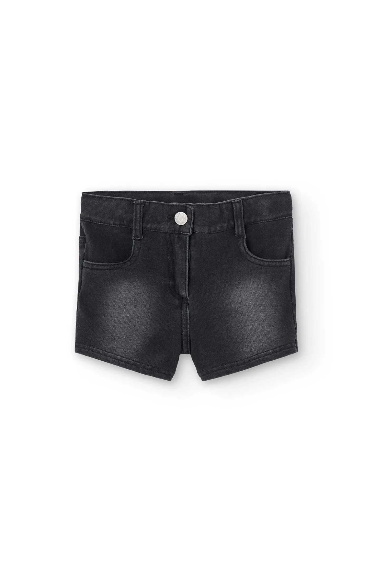 Short felpa denim per ragazza