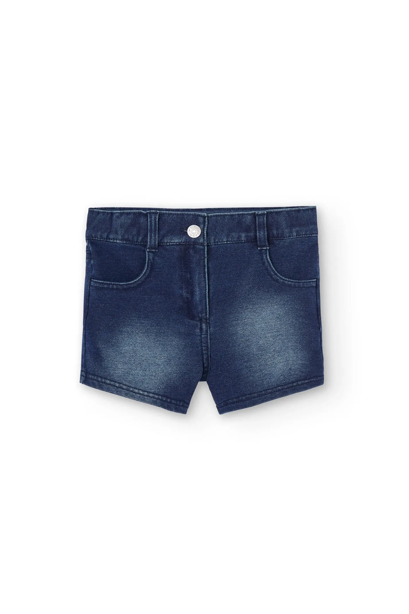 Short felpa denim per ragazza
