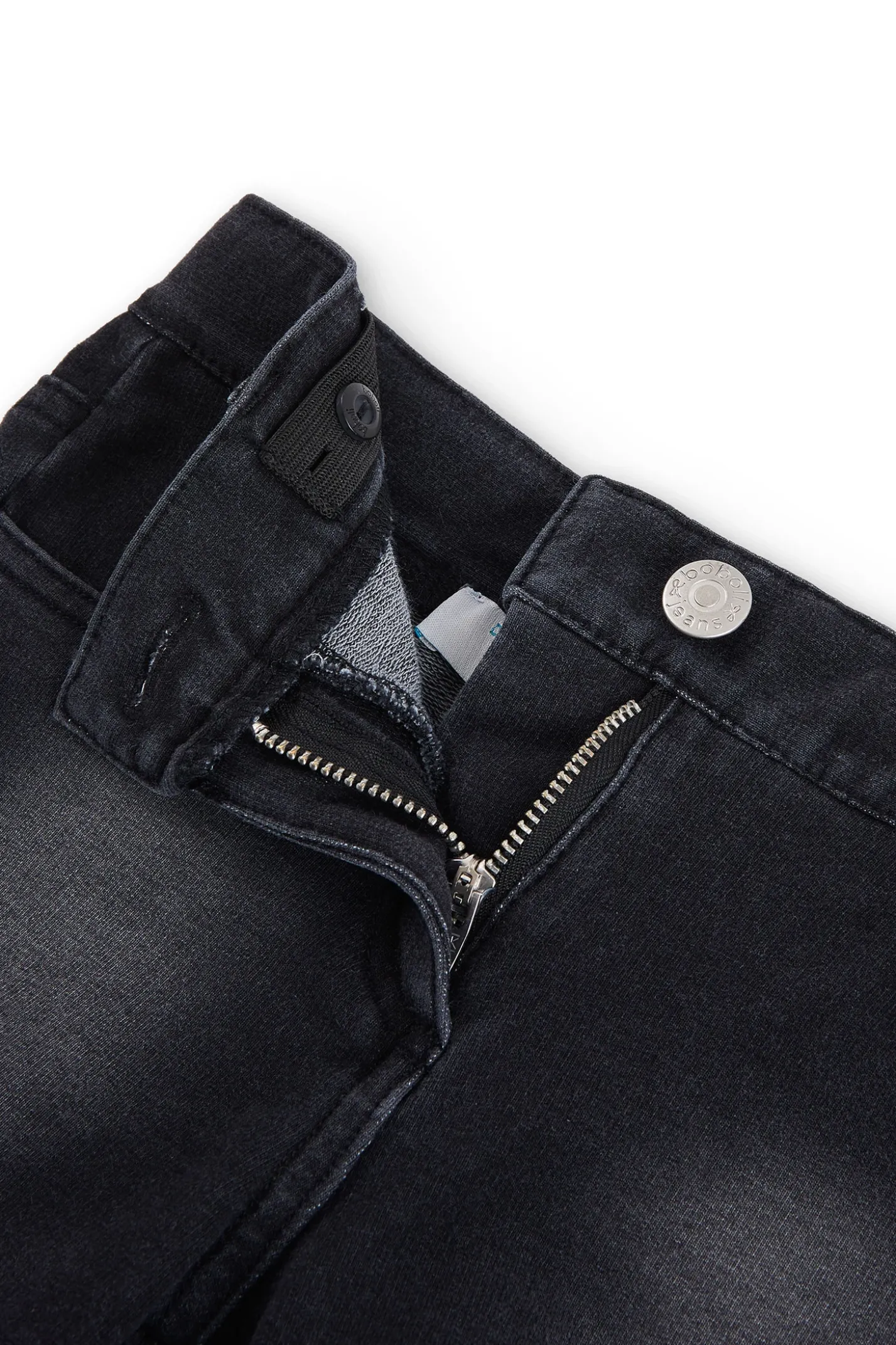 Short felpa denim per ragazza
