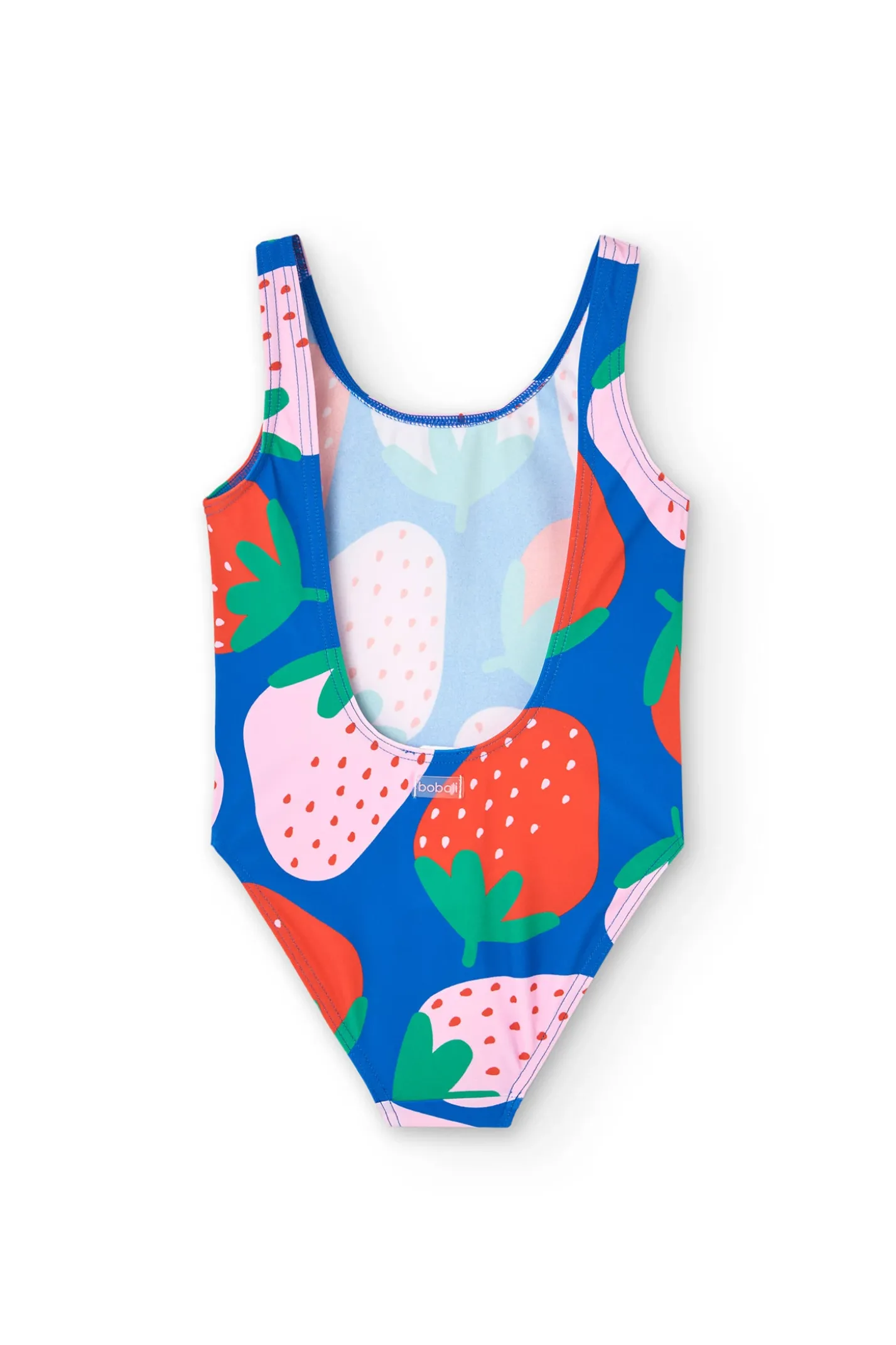 Trikini in poliammide per bambina con stampa di fragole