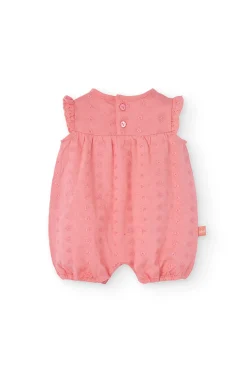 Tutina in popeline rosa per neonata.