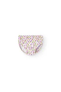 Vestitino in maglia per bambina con stampa floreale
