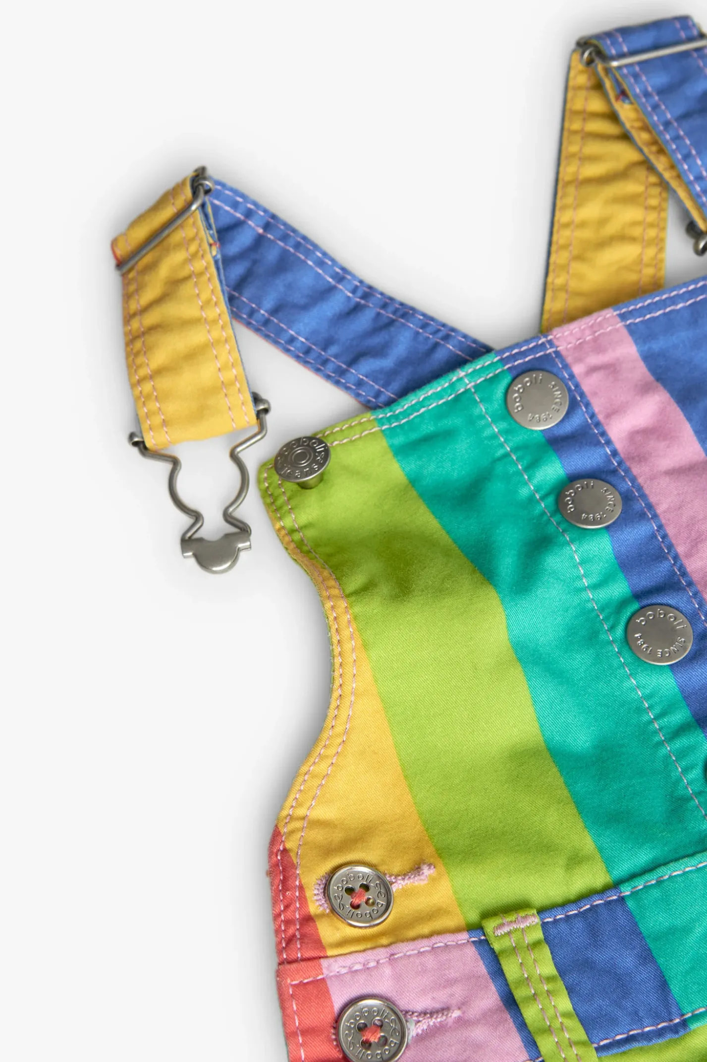 Vestito a maglia per neonata con stampa a righe in colori multicolori