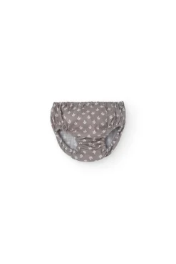 Vestito in maglia tricot per neonata di colore bianco