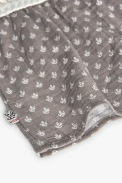 Vestito in maglia tricot per neonata di colore bianco